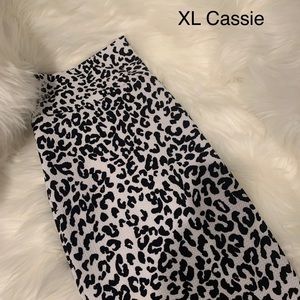 Cassie Leopard Skirt